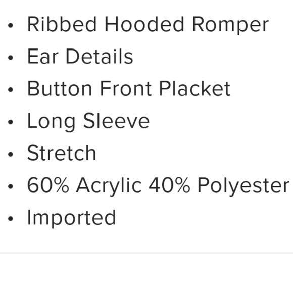 Fashion Nova Pink Ribbed Button Up Hooded Shorts Romper with Ears XS - Picture 5 of 5